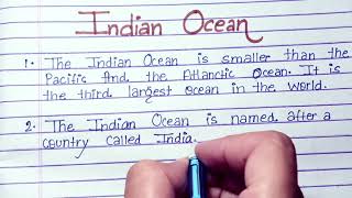 5 lines on Indian OceansCharacteristicsSignificance Of Indian OceansImportance Indian Ocean [upl. by Ahsiram]