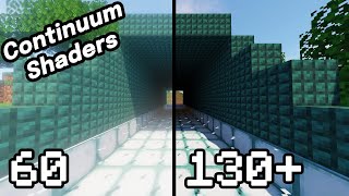 How to Improve FPS in Minecraft With Continuum Shaders and Optifine For Low End PCs [upl. by Nerhe]