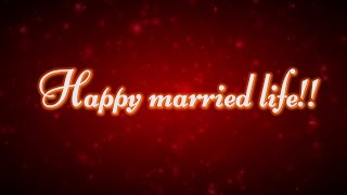 Wedding wishes video  Marriage wishes  Wedding wishes message  Wedding wishes whatsapp status [upl. by Cristine115]