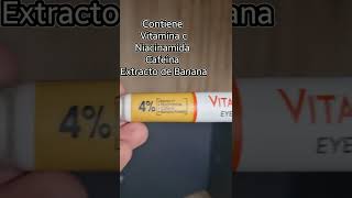 Contorno de ojos para tratar bolsas ojera oscura y primeras arrugas el contorno de Vit C de España [upl. by Neelhsa475]