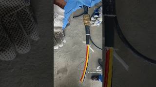 Armored cable Glanding cableglands shorts goviral electricianlife fyp electrician amapiano [upl. by Belinda]