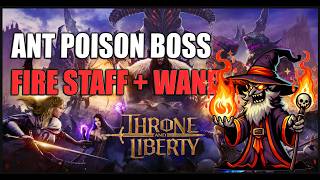 Throne and Liberty  8th Poison Explosion Detox Herbs  Fire Staff  Wand  Vampiric Build [upl. by Myrtie589]