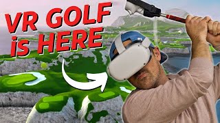 How Realistic is VR Golf  Oculus Quest 2 Golf Review [upl. by Cleavland]