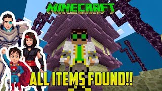 Minecraft WE DID IT ALL ITEMS FOUND Find the Items Minigame Mod PART 2 [upl. by Droflim]