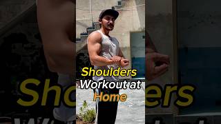 Shoulders workout at home homeworkout gym shoulderworkout bodybuilding armsworkout viralreels [upl. by Cammi]