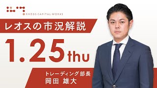 レオスの市況解説2024年1月25日 [upl. by Tuchman]