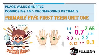 Decimals Composing and Decomposing Part 2  Primary 5 First Term [upl. by Ecinehs]