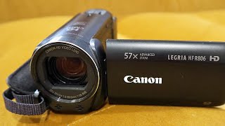 Canon Legria HF R806 Camcorder explained is it still worth getting in 2023 [upl. by Meares133]