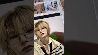 Link to my art shop in my bio skzfanart straykids jeongin art artist fyp viral blowup skz [upl. by Morrie564]