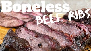 How To Smoke Boneless Beef Ribs  Pit Boss Pro Series Pellet Grill [upl. by Shyamal]