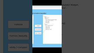 JSON Validator amp Beautifier using HTML CSS JAVASCRIPT javascriptproject [upl. by Ailekat]