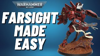 How to Paint Farsight for Warhammer 40k Beginner Friendly Tau tutorial No Airbrush [upl. by Darrell]