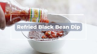 Refried Black Bean Dip – Appetizer Recipes  La Preferida [upl. by Pearle]