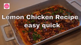 Lemon Chicken Recipe easy quick [upl. by Yht503]