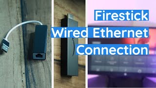 Connect Firestick to a Wired Ethernet network [upl. by Damick]