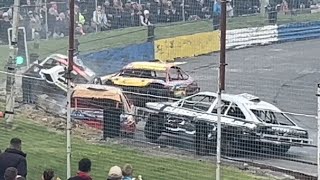 Saloon Stock Cars Uk Championship Highlights Uk Speedweek [upl. by Haeli]