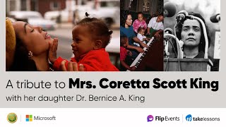 A tribute to Mrs Coretta Scott King with her daughter Dr Bernice A King [upl. by Larner]