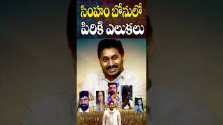 సింహం బోనులో పిరికి ఎలుకలు  YCP Leaders Leaving YS Jagan  AP Politics  Cine Megham [upl. by Neddra]