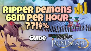 Ripper Demons Binding Contracts 68m Per hour  Runescape 3 [upl. by Lalaj]