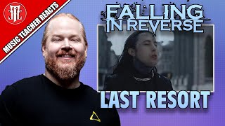 Music Teacher Reacts FALLING in REVERSE  Last Resort Music Reaction and Analysis [upl. by Rees288]