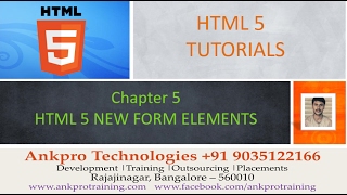 HTML 5  Chapter 5 HTML 5 new form elements datalist output keygen and meter [upl. by Levin]