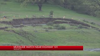 Mudslide watch near Highway 101 [upl. by Nepets]