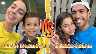 Delfina Suárez Luis Suárez Daughter VS Mateo Ronaldo Transformations 👑 2023  From Baby To Now [upl. by Einnus]