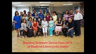 Bayland Ballroom Dance Class 2019 at Bayland Community Center Houston [upl. by Esidarap]