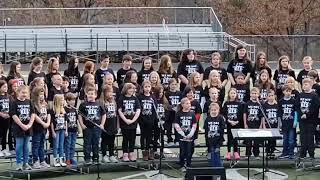 Music Makers of Hayesville Elementary honor VETERANS [upl. by Modestine460]