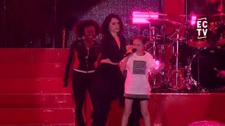 Jessie J  Masterpiece ft a 10 years old girl picked from the crowd at Electric Castle Romania [upl. by Assenev]