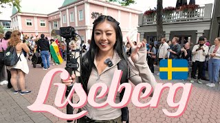 LISEBERG AMUSEMENT PARK in Gothenburg Sweden 🎢 🎠  Day 39 Europe Trip Stream [upl. by Wager]