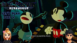 Oswald Confronts Mickey  Epic Mickey Rebrushed  Part 4 [upl. by Ennayk]