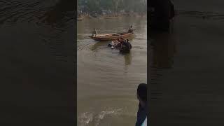 Live Accident boat sink live news bangladesh india shorts music nature winter river bike [upl. by Llorrad12]