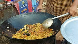 Roadside Very Tasty Egg Noodles amp Manchurian  Egg Street Food  Indian Street Food [upl. by Lida]