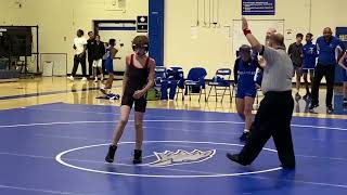 113022 Caleb Wrestling  Sullivan Middle School [upl. by Lienhard]