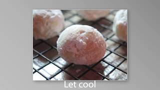 Snowball Cookies without nuts Recipe [upl. by Delamare991]