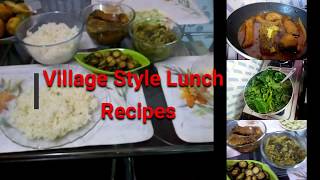 My village style lunch recipes  Traditional recipes Indian Youtuber Irine [upl. by Kraul]