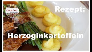 Herzoginkartoffeln  Spritzerdäpfel Rezept  Beilage für Bratenrezepte [upl. by Reade10]