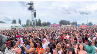 Performance Live Fally ipupa aux ardentes🇧🇪 Liège 2024 [upl. by Sihtnyc]