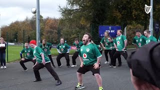 Members of Down syndrome community intimidate All Blacks with their own haka [upl. by Morrie]