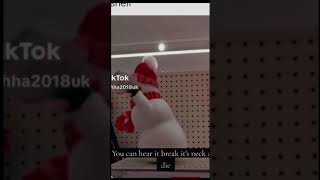 SNOWMAN FALLS OFF SHELF AND DIES🤣🤣 shorts tiktokviral [upl. by Edlun]