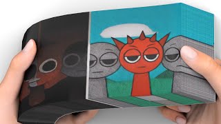 Incredibox Sprunki FaceOff Normal vs Horror FlipBook Animation [upl. by Charles736]