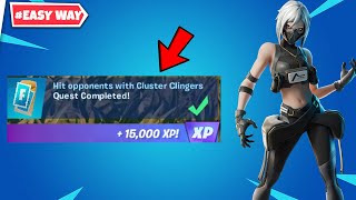 How to Easily Hit Opponent With Cluster Clingers  Fortnite Chapter 5  HUNT N PLAY  UseCodeHNP7 [upl. by Vail]