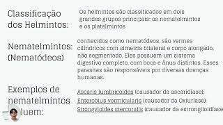 Um pouco mais sobre Helmintos nematodeos e parasitas [upl. by Travus]