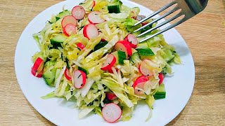 Vitamin Kohlsalat in 5 Minuten Bunter Frühlingssalat [upl. by Sadnac279]