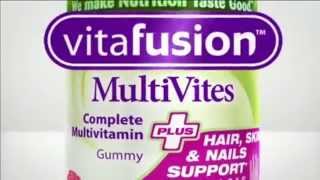 TV Spot  VitaFusion  We Make Nutrition Taste Good  Multi Vites Complete Gummy Vitamin [upl. by Otirecul]