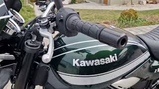 Kawasaki z900rs 2023 dark green [upl. by Ardnaxila]