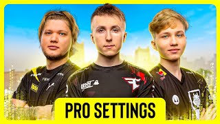 The BEST CS2 Settings with S1mple m0nesy and ropz [upl. by Nosaj452]