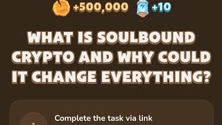 Memefi Video Code today  WHAT IS SOULBOUND CRYPTO AND WHY COULD IT CHANGE EVERYTHING [upl. by Ilzel]