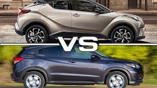 2017 Toyota CHR vs 2016 Honda HRV [upl. by Eelarual]